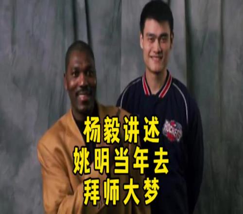 杨毅讲述当年姚明去奥拉朱旺那上课:5万一节课钱最后白花了