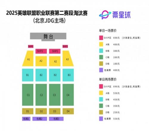 LPL骑士之路季后赛开票:SVIP698元,最后排188元