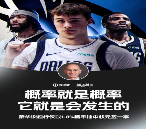 萧华谈独行侠抽到状元签:概率就是概率它就是会发生的