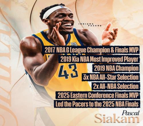 励志!NBA官推晒西卡履历:从17年发展联盟FMVP到今年东决MVP