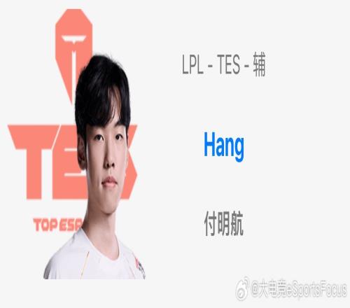 真互换辅助OBGG公众号更新选手资料:TES辅助HangWBG辅助Crisp