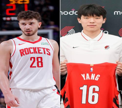 媒体人:训练师认为杨瀚森水平不比马卢阿奇低&天花板比申京高