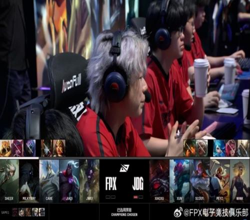 FPX超话热议不敌JDG:Wei把rng送去涅槃组,银河直接把rng送去次级联赛