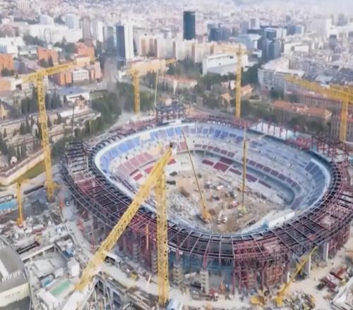 世体:诺坎普球场修建工作2028年才能完全结束