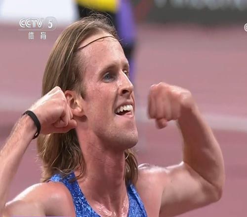 世锦赛男子5000米:科尔-霍克12分58秒30夺冠,英格布里格森第10