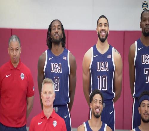 梦之队有亮点！塔图姆咋这么壮比小卡还壮还有杜兰特和2米13大帝一样高！