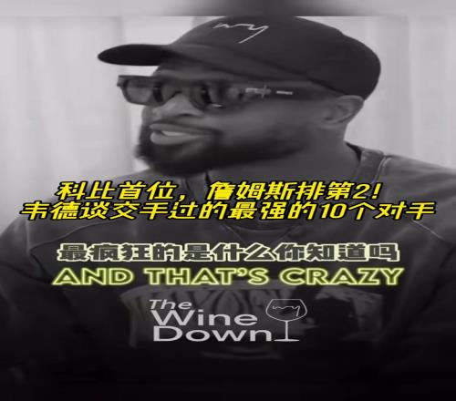 谈交手过的最强的10个对手韦德：科詹艾杜库必须前五！