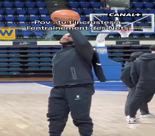 你敢信这是NBA状元看看西蒙斯的投篮训练，进个球真难啊！