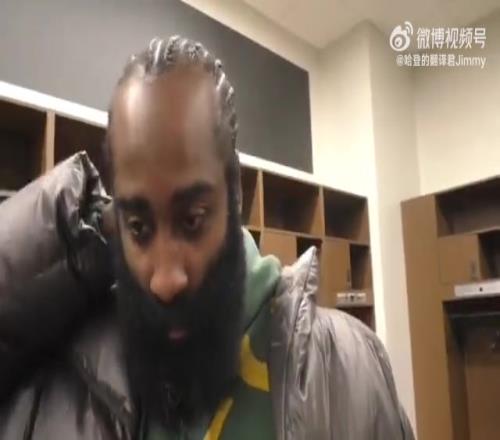 回洛杉矶前还有1场希望啥哈登憨笑：获胜