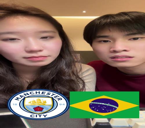 女生和男闺蜜猜球员猜到曼联葡萄牙球员时怎么还停顿了