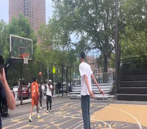 这个高个子会打球吗各个打铁