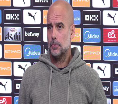 瓜迪奥拉：胡桑诺夫明天可上场踢几分钟罗德里还没完全恢复