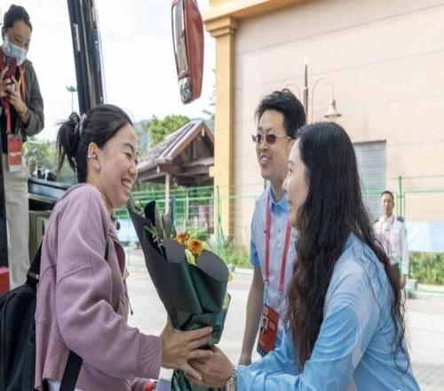 主角们来了！全国网球健儿陆续抵达横琴备战十五运会