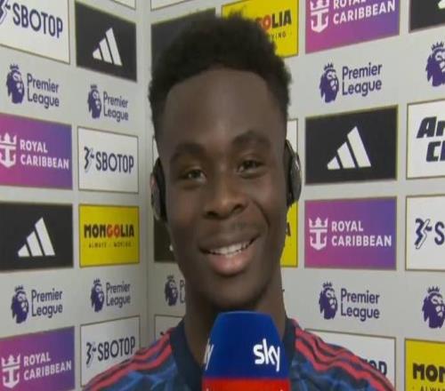 萨卡：我们拿到了近几个赛季没拿到的分撞我那下应该是点球