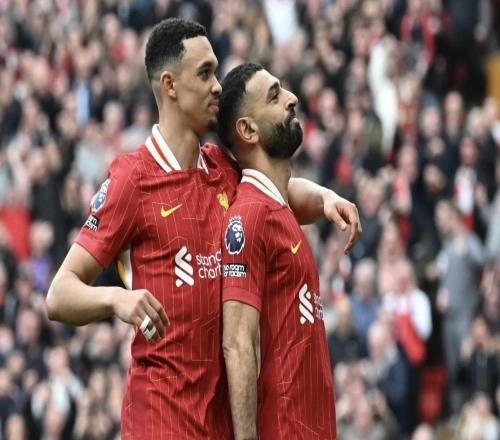 萨拉赫与阿诺德共完成39次2过1，为英超7年来最多