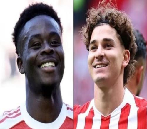 阿尔瓦雷斯欧冠生涯每71分钟造1球，萨卡每89分钟参与1球