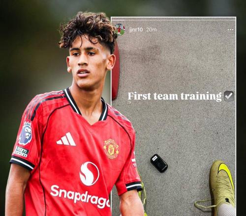 曼联15岁新梅西首次踢一队练习赛！本赛季无缘英超，但首秀有机会