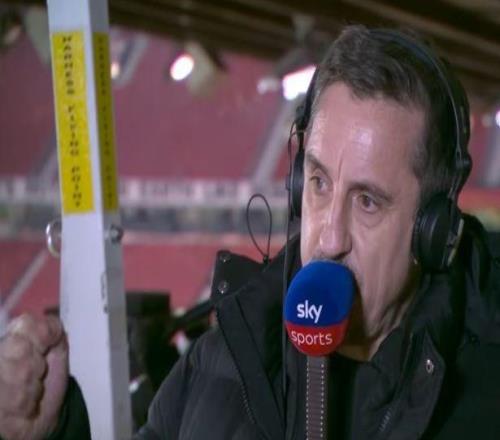 内维尔：除了B费以外，其他的曼联球员似乎并不在乎比赛输赢