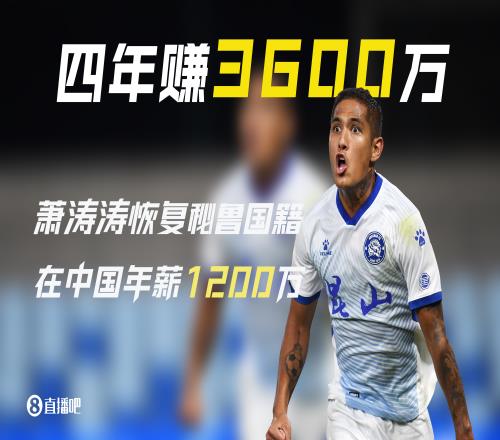 被遗忘的前归化！28岁萧涛涛在中国4年赚3600万后退籍现在没球踢
