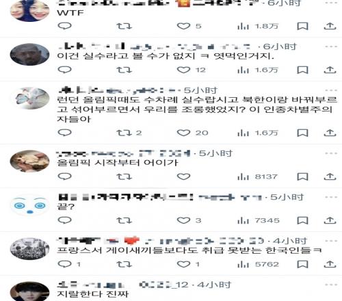 韩国网友要求法国致歉：请用各种语言推文致歉我喜欢看柏林奥运