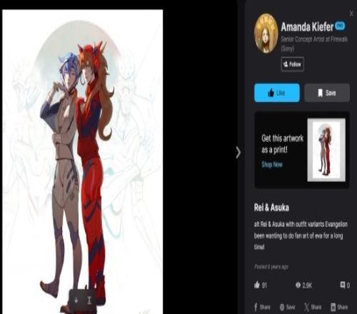 逆天！《星鸣特攻》角色设计总监被扒：连EVA女角色都画成男人