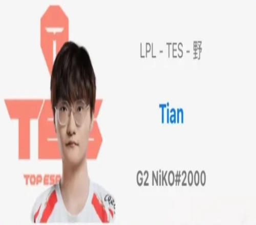 Tian欧服ID改名为G2NiKO，G2官推回应：世界冠军认可的GOAT