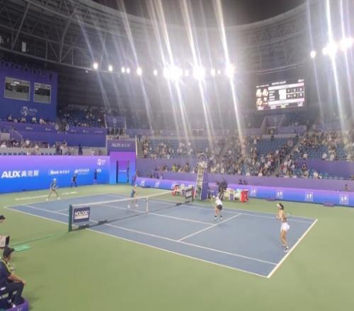 WTA500宁波站双打首轮：张帅杨钊煊21郭涵煜蒋欣玗晋级8强