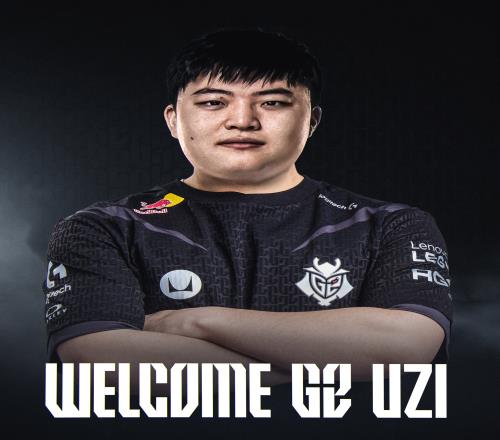 G2官推整活P图Uzi说“不介意去G2复出”：欢迎G2.Uzi