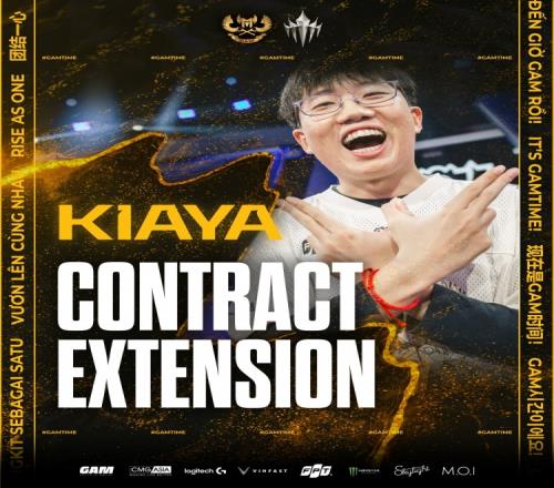 GAM官宣：上单选手Kiaya成功续约