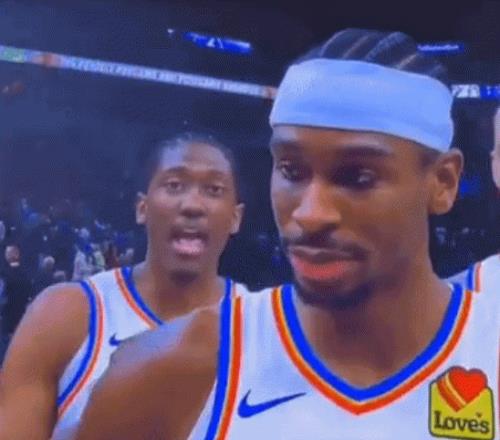重要的事情说三遍SGA接受采访杰伦威在身后一直喊MVP