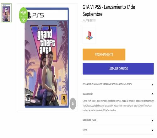 曝GTA6将于9月17日登陆PS5：这次是索尼给的消息