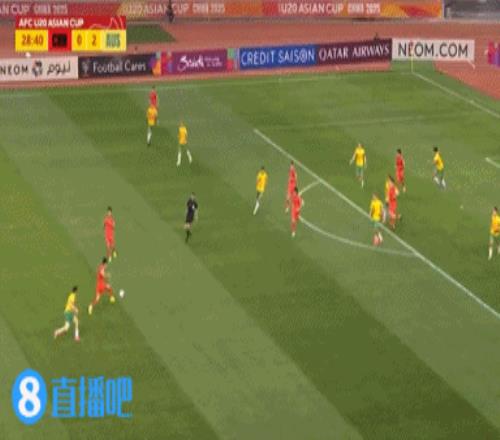 这球漂亮！蒯纪闻停球转身+凌空抽射一气呵成！U20国青扳回一球