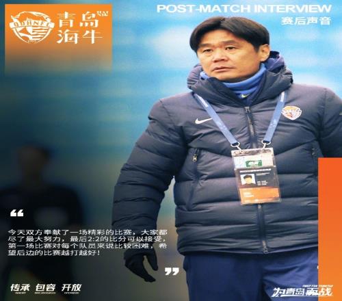 李霄鹏：22的比分可以接受，希望后边的比赛越打越好