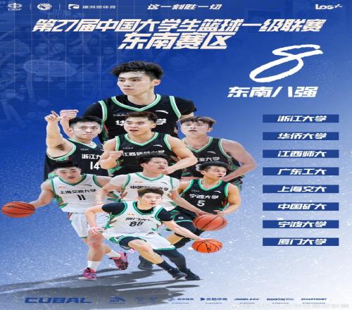 浙大&厦大在列！CUBAL东南赛区八强出炉谁将直通全国赛今日见！