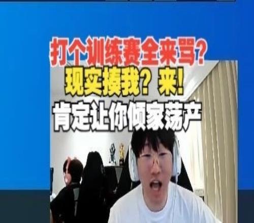 打个训练赛全来骂宁王：现实揍我来！我肯定让你倾家荡产