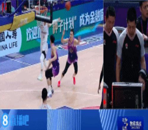 赚了！萨林杰抢断克里斯后反击造犯规北控挑战成功升级成违体