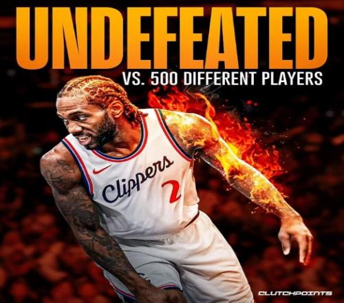 罕见统计！小卡对500球员保持不败NBA首人榜单26仅老詹非他队友