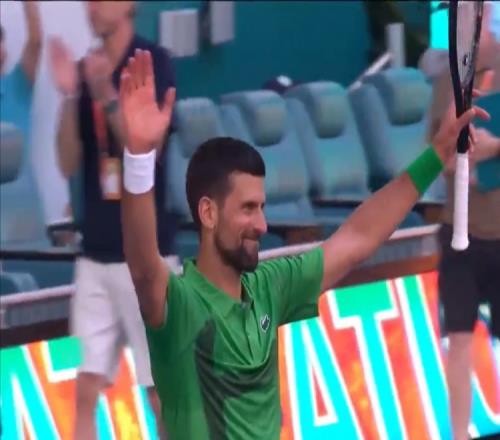 ATP1000迈阿密大师赛：德约科维奇20轻取土方凛辉，取得开门红