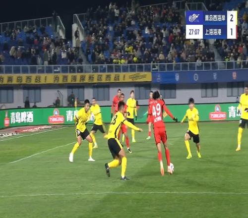 李新翔19岁118天是在中超进球第二年轻的上海海港球员