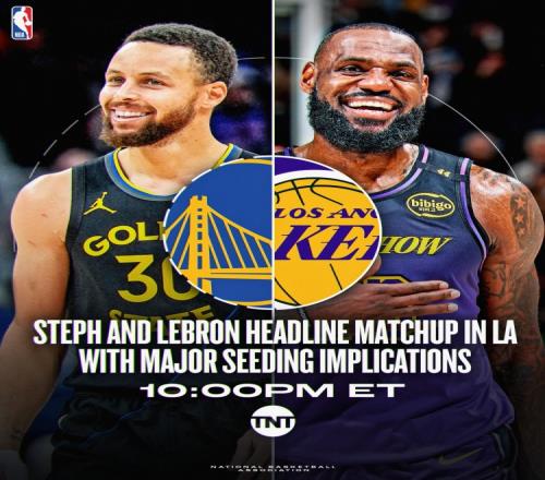 万众瞩目！NBA官方晒出詹库海报为湖勇大战预热！