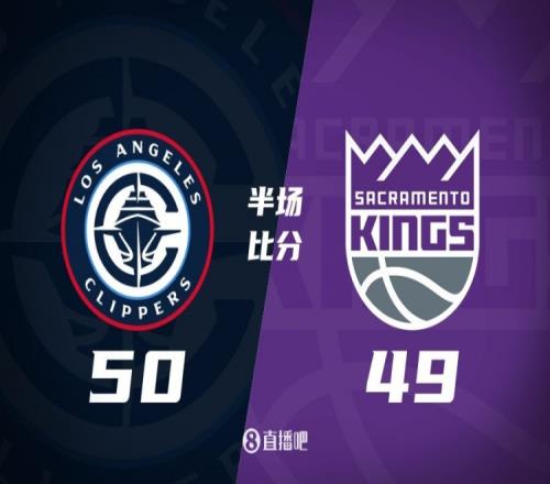 小卡无解中投揽20分&助快船半场前反超国王1分！哈登7+4+5