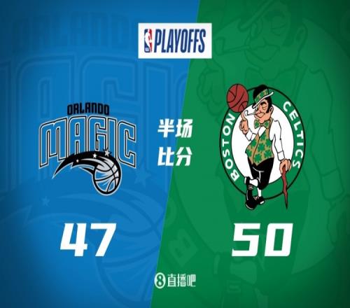 半场战报塔图姆缺阵波津15+6班凯罗14+7绿军领先魔术3分