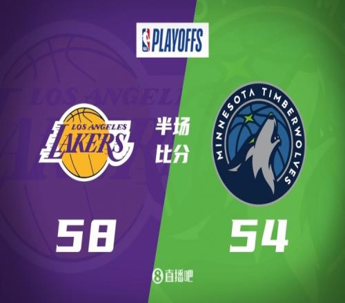 半场战报詹姆斯22+6里夫斯14分华子12分湖人领先森林狼4分