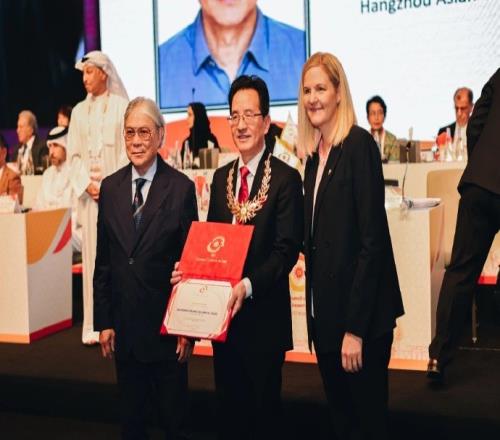 官方：杭州亚组委执行秘书长陈卫强获亚奥理事会功勋奖章