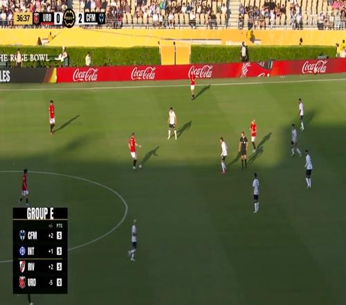 E组排名变化：国米第2升第1，蒙特雷第3升第2，河床第1掉第3出局