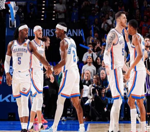 NBA西部最新积分榜：雷霆6连胜排第1，马刺5连胜第2，勇士下滑第4