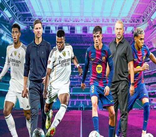 6名亿元巨星，25亿欧超级对决！皇马巴萨身价对比