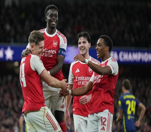 13分钟4球！阿森纳40马竞欧冠开局3连胜0失球7600万欧新援双响