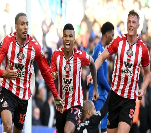 逆转绝杀切尔西，升班马桑德兰暂时升至英超积分榜第二