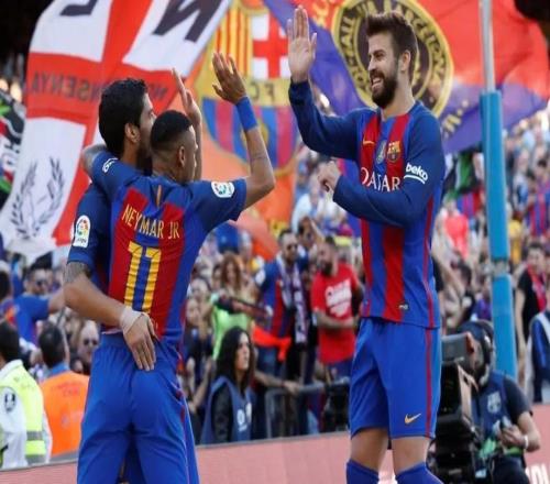 皮克：几乎所有巴西巨星都在巴萨踢过，内马尔肯定会踢世界杯